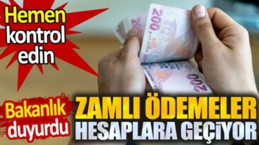 ZAMLI ÖDEME SIRALAMASI BELLİ OLDU