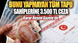 TAPU SAHİPLERİ UYARILDI