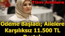 BAŞVURAN TÜM AİLELERE